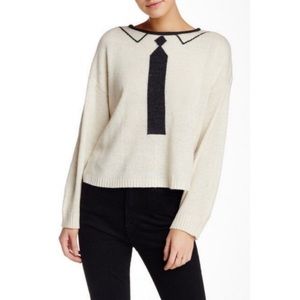 NWT Wildfox dinner party vintage tie sweater Sz S
